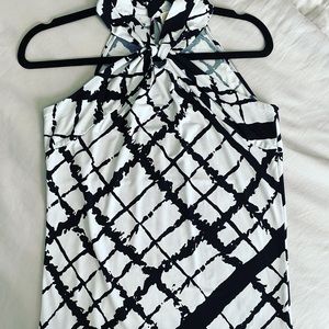 Women’s halter top with banded bottom